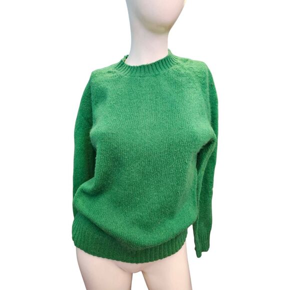 Red Door Ski Shop Sweaters - Red Door Ski Shop Green Sweater Womens Medium 38 Vintage 80's Wool Blend